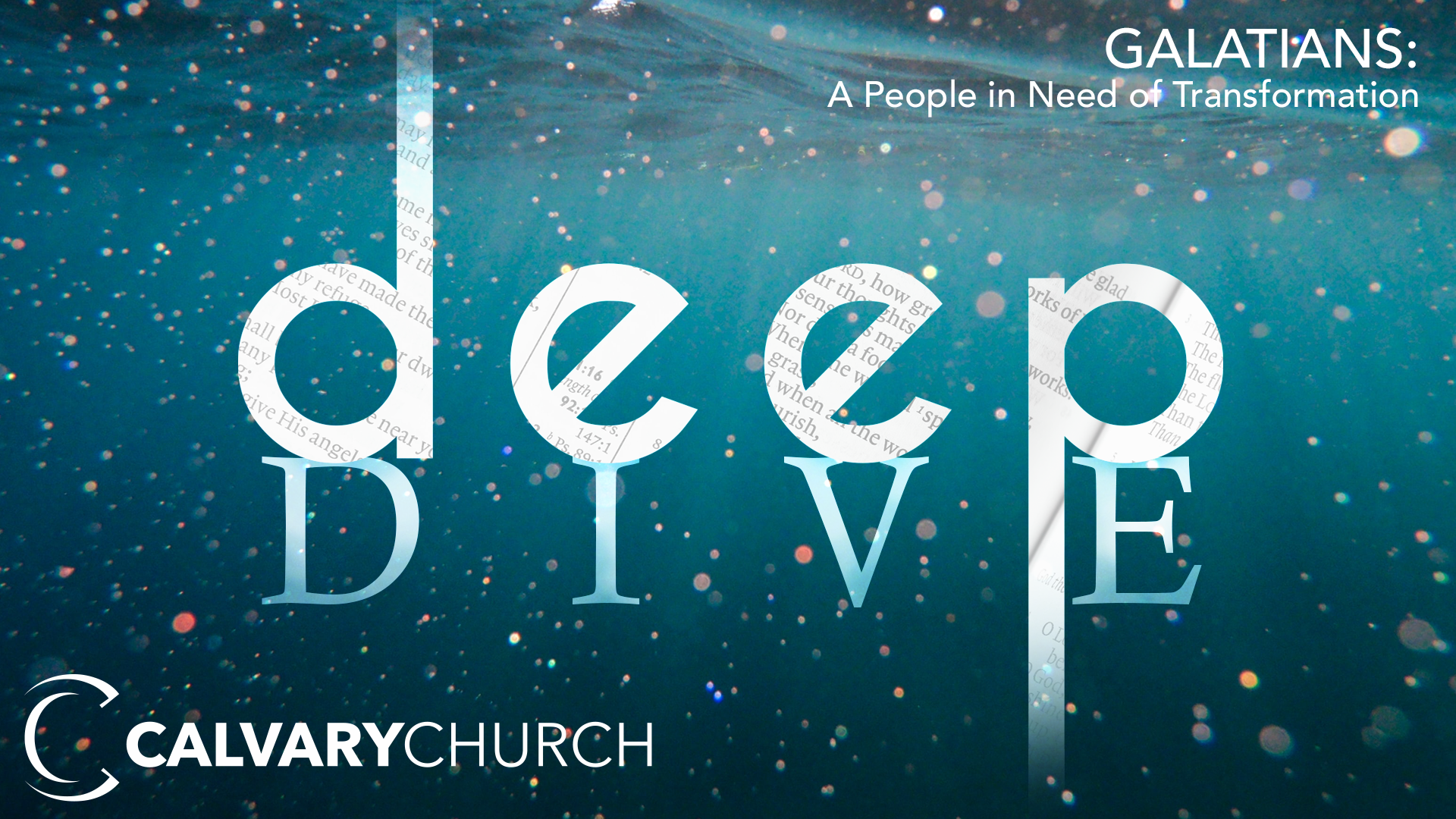 Galatians 5:1-15: A People in Need of Transformation (Deep Dive)