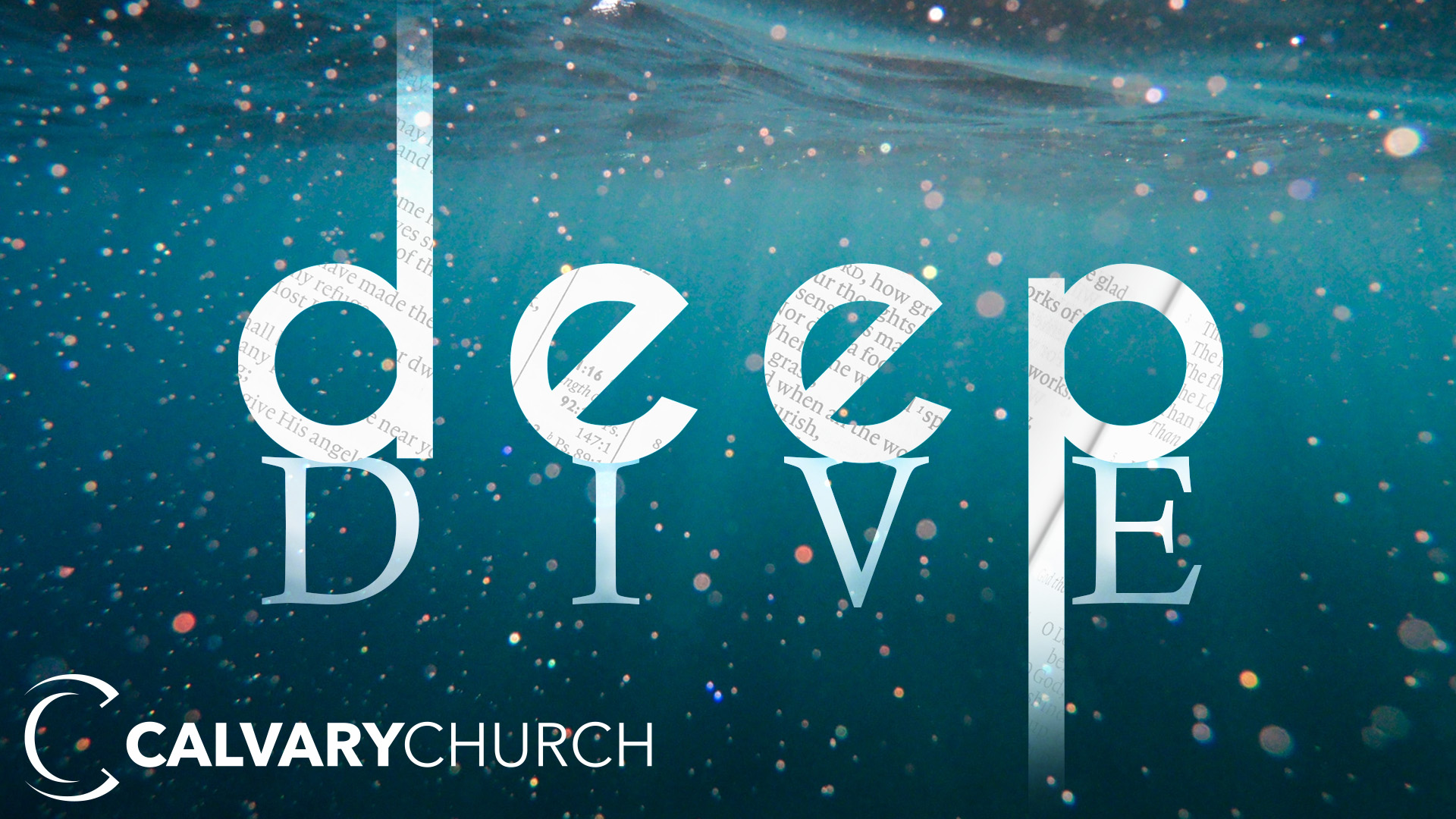 Deep Dive: Jesus Matters Most